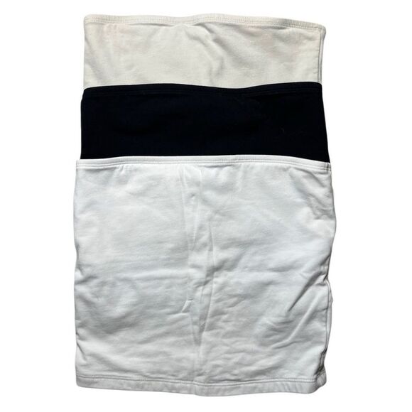 Old Navy Tube Top BUNDLE Black white and cream size medium - Picture 1 of 7